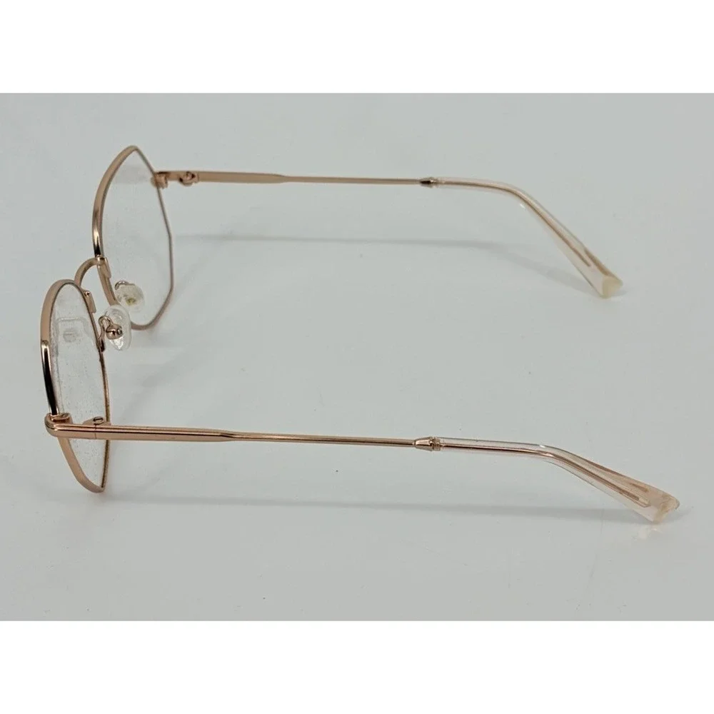 Kendall and Kylie Joanna Eyeglasses Frames Wire Rim Rose Gold 52-18-140